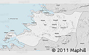 Silver Style 3D Map of Musoma