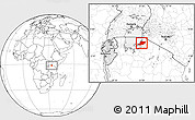 Blank Location Map of Musoma