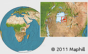 Satellite Location Map of Musoma