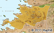 Physical Map of Musoma, satellite outside