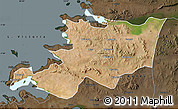 Satellite Map of Musoma, darken