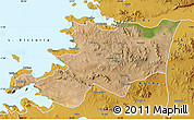 Satellite Map of Musoma, physical outside