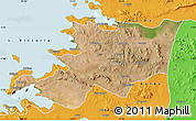 Satellite Map of Musoma, political outside