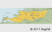 Savanna Style Panoramic Map of Musoma