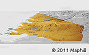 Physical Panoramic Map of Mara, lighten, desaturated