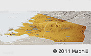 Physical Panoramic Map of Mara, lighten, semi-desaturated