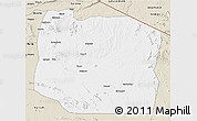 Classic Style 3D Map of Serengeti