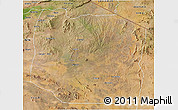 Satellite 3D Map of Serengeti