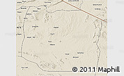 Shaded Relief 3D Map of Serengeti