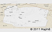 Classic Style Panoramic Map of Serengeti
