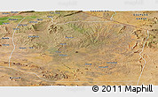 Satellite Panoramic Map of Serengeti
