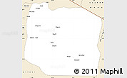 Classic Style Simple Map of Serengeti