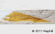 Physical Panoramic Map of Tarime, lighten, semi-desaturated