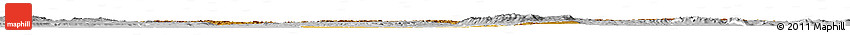 Physical Horizon Map of Chunya, lighten, desaturated