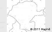 Blank Simple Map of Chunya, no labels