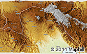 Physical 3D Map of Rungwe