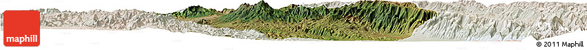 Satellite Horizon Map of Rungwe, lighten