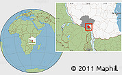 Savanna Style Location Map of Rungwe, highlighted country, highlighted parent region