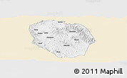 Classic Style Panoramic Map of Rungwe, single color outside