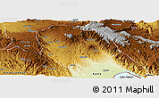 Physical Panoramic Map of Rungwe