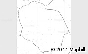 Blank Simple Map of Rungwe, no labels