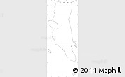 Blank Simple Map of Zansibar West, no labels