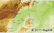 Physical 3D Map of Kilombero