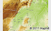 Physical Map of Kilombero