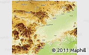Physical Panoramic Map of Kilosa