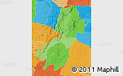 Political Shades Map of Morogoro