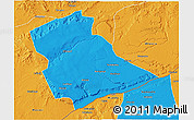 Political 3D Map of Newala
