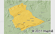 Savanna Style 3D Map of Newala