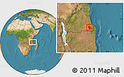 Satellite Location Map of Newala