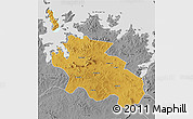 Physical 3D Map of Geita, desaturated