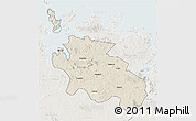 Shaded Relief 3D Map of Geita, lighten