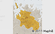 Physical Map of Geita, lighten, semi-desaturated