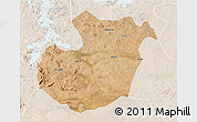 Satellite 3D Map of Kwimba, lighten