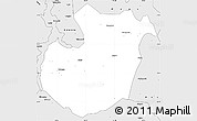 Silver Style Simple Map of Kwimba
