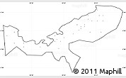 Blank Simple Map of Magu, cropped outside, no labels