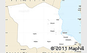 Classic Style Simple Map of Bagamoyo