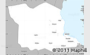 Gray Simple Map of Bagamoyo