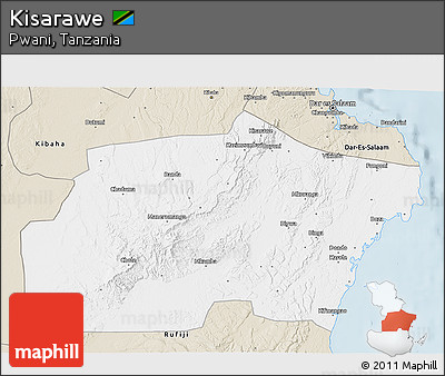Classic Style 3D Map of Kisarawe