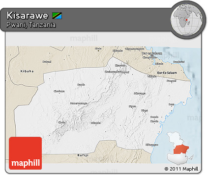 Classic Style 3D Map of Kisarawe