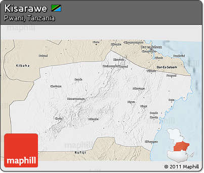 Classic Style 3D Map of Kisarawe
