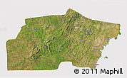 Satellite 3D Map of Kisarawe, cropped outside