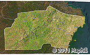 Satellite 3D Map of Kisarawe, darken