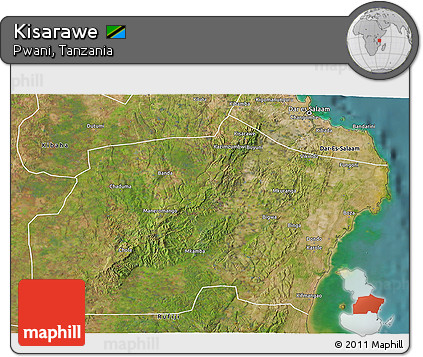 Satellite 3D Map of Kisarawe