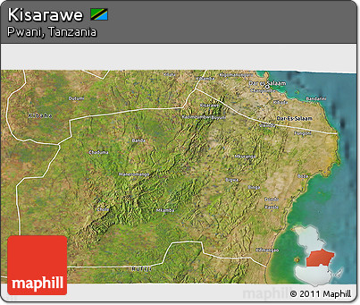 Satellite 3D Map of Kisarawe