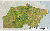 Satellite 3D Map of Kisarawe, lighten