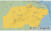 Savanna Style 3D Map of Kisarawe